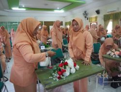 DWP Kemenag Pati Gelar Raker dan Lomba Merangkai Bunga