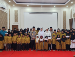 Bulan Suci Ramadhan, Polresta Pati Berikan Satunan 100 Anak Yatim