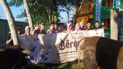 Perayaan Idul Adha 2025, MTsN 1 Pati Sembelih Hewan Kurban 2 Ekor Sapi