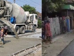 Anggaran Rp.13,4 Miliar Jalan Juwana-Jetak Menggunakan Beton dan Aspal Hotmix