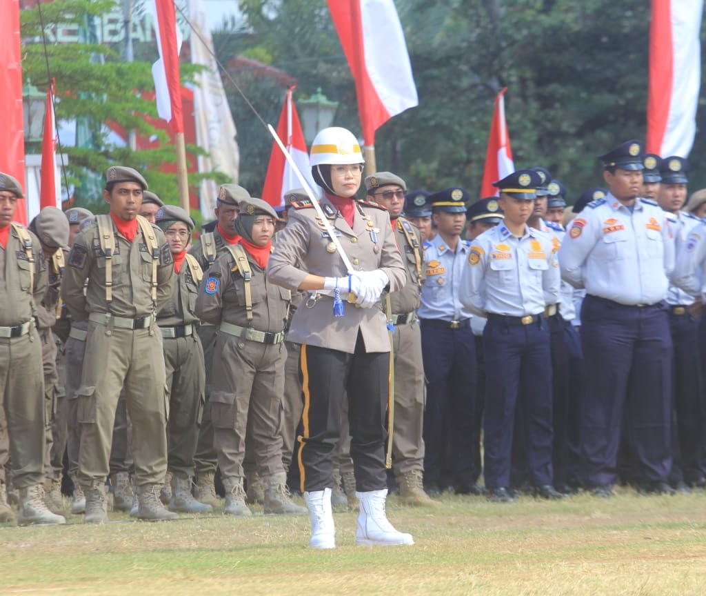 AKP Ryan Mitha Pangesty, Polisi Wanita Pertama Jadi Komandan Upacara HUT RI di Rembang