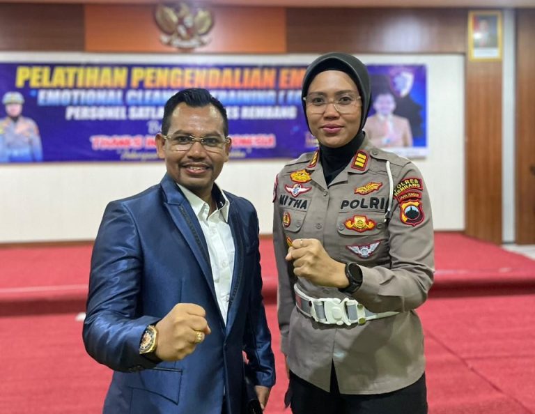Pertama di Polda Jawa Tengah, Kasat Lantas Rembang Gelar Pelatihan Pengendalian Emosi untuk Anggota