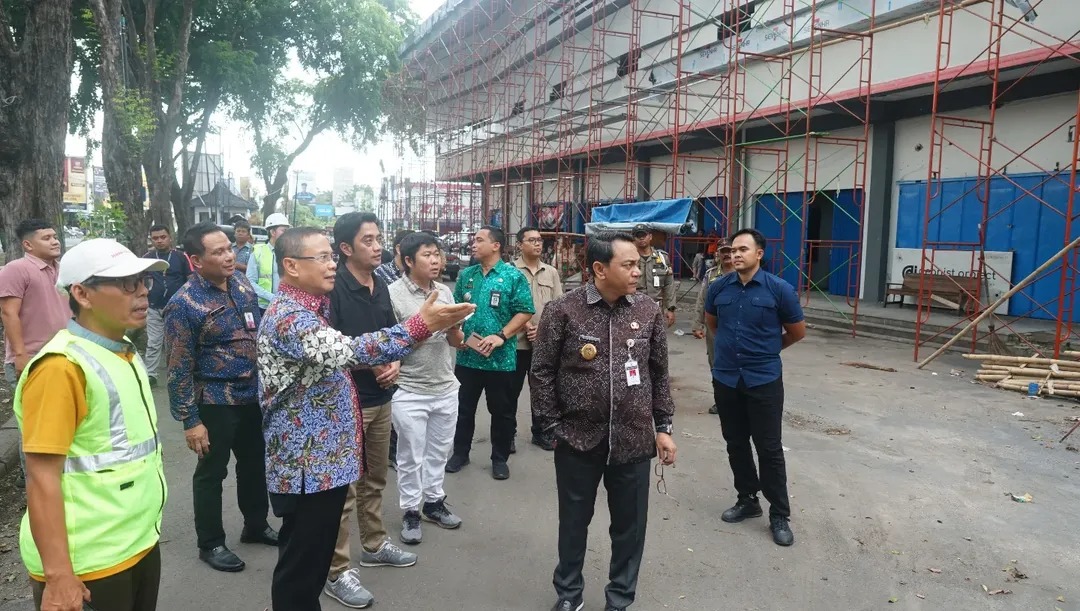 Bupati Pati, Sudewo, menegaskan komitmen Pemkab Pati untuk menjadikan Gedung Olahraga (GOR) Pesantenan (Portalljateng/Hil)