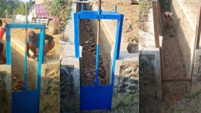 Atisipasi Luapan Debit Air Musim Penghujan, DPUTR Pati Perbaiki Dua Pintu Bendung Air