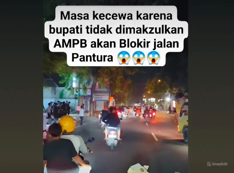Tak Puas Dengan Hasil Paripurna, Teguh Cs Blokir Jalan Pantura Pati-Juwana