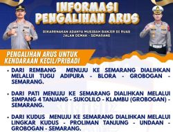 Jalur Utama Demak-Semarang Lumpuh Total Diterjang Banjir! Cek Rute Pengalihan Polresta Pati