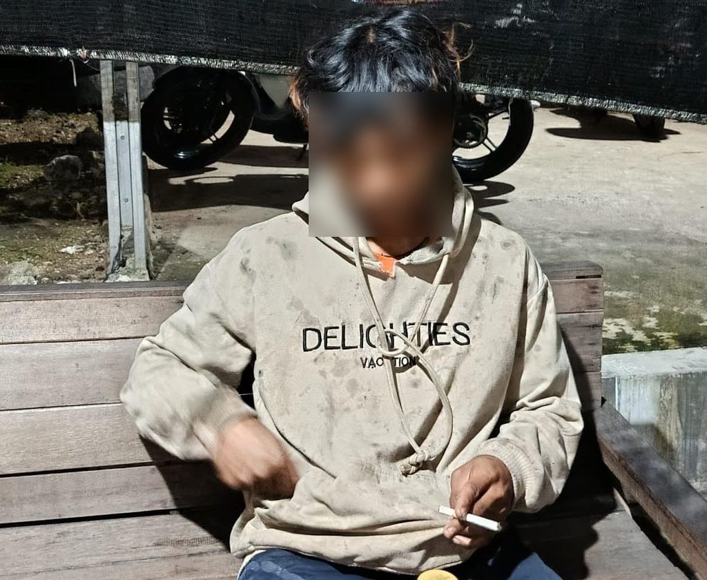 Foto: Diduga pelaku pencurian pisang yang kerap meresahkan warga Desa Kasiyan diamankan.(Portalljateng/Tj)