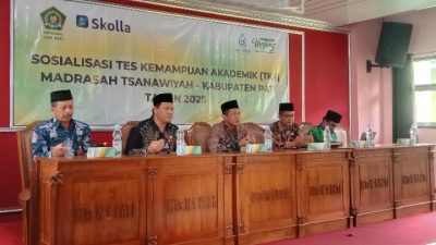 Foto: KKMTs 01 Pati Ikuti Sosialisasi TKA, Siap Adaptasi Perkembangan Akademik Siswa.(Portalljateng/MTsN 1 Pati)