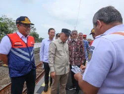 Rel Grobogan Rawan Banjir Berulang, Menhub & Sekda Tinjau Solusi Permanen
