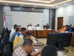 Foto: Bupati Pati, Sudewo, hari ini memimpin Rapat Koordinasi Tanggap Darurat Bencana Banjir dan Tanah Longsor di Ruang Kembang Joyo, Setda Kabupaten Pati, Sabtu (17/1/2026).(Portalljateng/Hms).