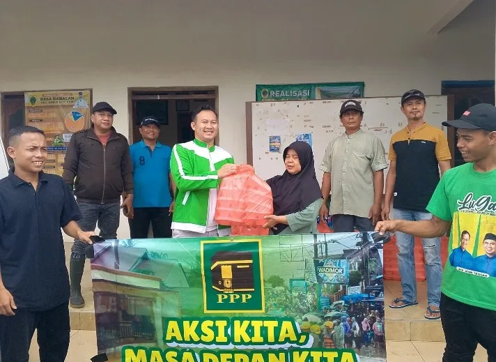 Foto: Muhammad Dyan Aulia Burhanuddin, Anggota DPRD (Dewan Perwakilan Rakyat Daerah) Kabupaten Pati dari Fraksi Partai Persatuan Pembangunan (PPP) di Desa Babalan, Kecamatan Gabus.(Portalljateng/Adm)