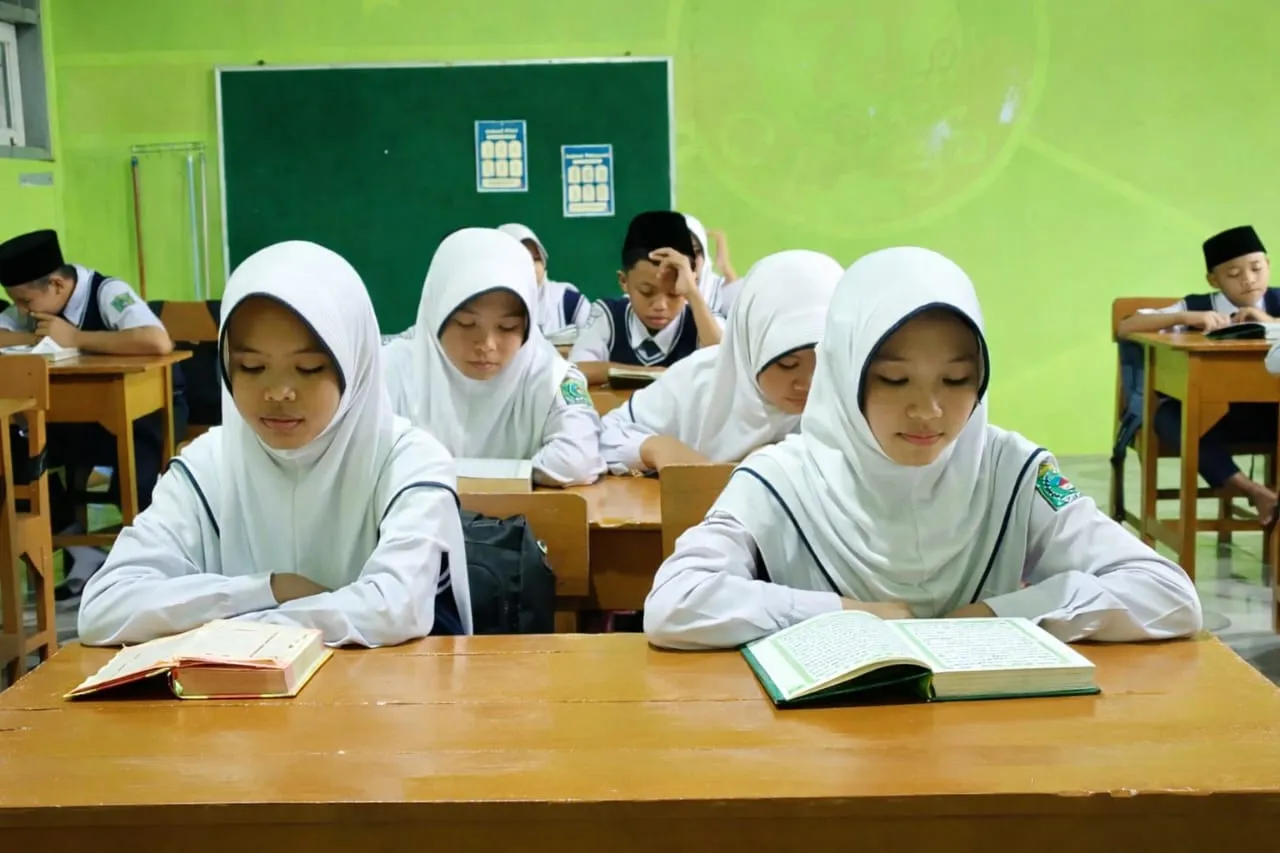 Foto: Siswa MTsN 1 Pati giat Tamara (Tadarus Bersama Ramadhan) dan Ngaji Kitab selama bulan