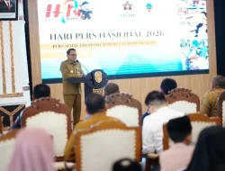 Foto: Plt. Bupati Pati, Risma Ardhi Chandra, menghadiri Peringatan Hari Pers Nasional (HPN) yang digelar di Pendopo Kabupaten Pati.(Portalljateng/Hms)