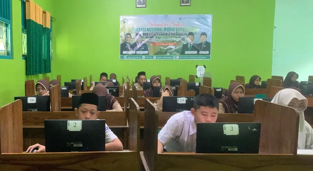 Foto: Siswa MTsN 1 Pati mengikuti Seleksi MAN Unggulan Nasional 2026.(Portalljateng/Adm)
