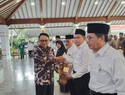 Foto: Pelaksana Tugas (Plt) Bupati Pati, Risma Ardhi Chandra melantik Pengurus Baznas Kabupaten Pati 2026-2031.(Portalljateng/ag)