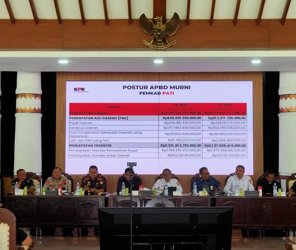 Foto: Komisi Pemberantasan Korupsi (KPK) sosialisasi pemberantasan korupsi di lingkungan Pemerintah Kabupaten (Pamkab) Pati.(Portalljateng/Adm)