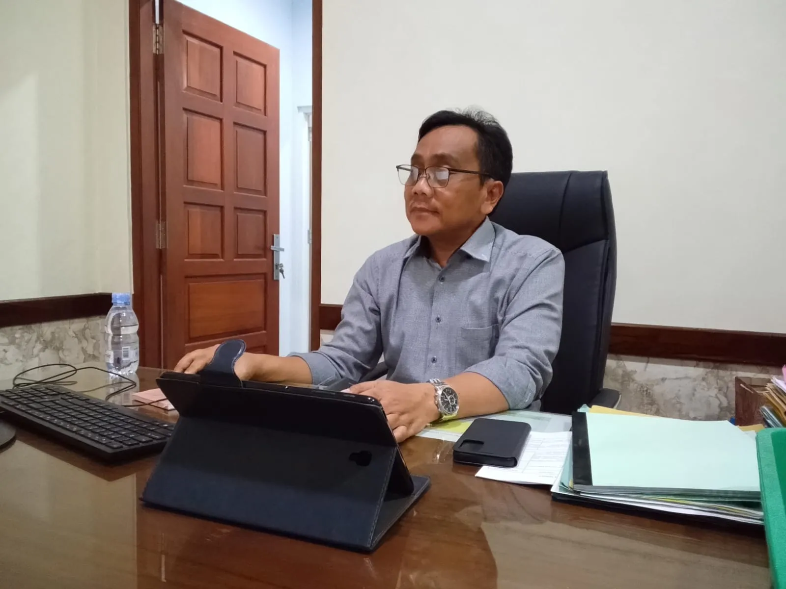 Foto: Indriyanto, Ketua Dewan Pengawas (Dewas) RSUD RAA Soewondo Pati dan menjabat Asisten Pemerintahan dan Kesejahteraan Rakyat (Asisten 1) Sekretaris Daerah Kabupaten Pati.(Portalljateng/Adm)