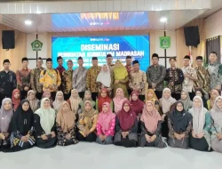 Foto: Kelompok Kerja Madrasah Tsanawiyah (KKMTs) 01 Pati sukses menggelar kegiatan Diseminasi Penguatan Kurikulum Madrasah.(Portalljateng/MTsN 1 Pati)