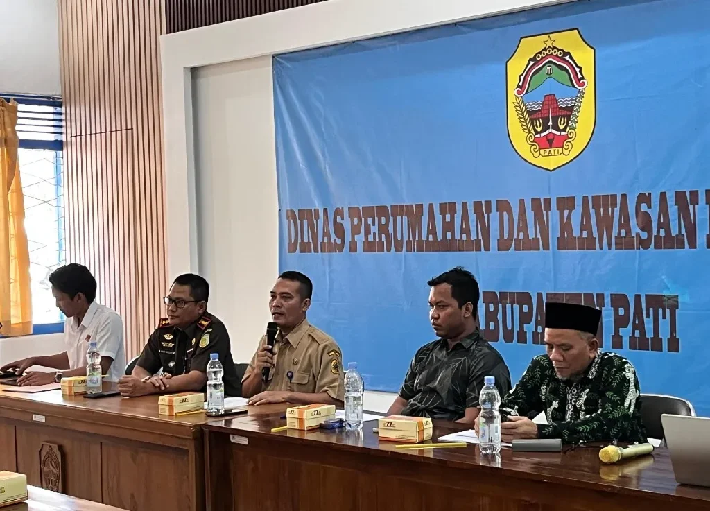 Foto: Dinas Perumahan dan Kawasan Permukiman (Disperkim) Kabupaten Pati menggelar Forum Group Discussion (FGD), membenahi tata kelola pembangunan perumahan di Kabupaten Pati.(Portalljateng/Adm).