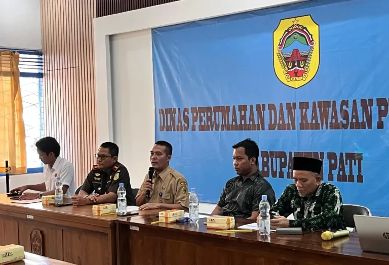 Foto: Dinas Perumahan dan Kawasan Permukiman (Disperkim) Kabupaten Pati menggelar Forum Group Discussion (FGD), membenahi tata kelola pembangunan perumahan di Kabupaten Pati.(Portalljateng/Adm).