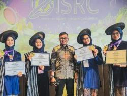 Foto: 4 Siswi MAN 2 Kudus, Amankan Gold Medal ISRC 2026 di Bandung, Hanisa Cahya Zilarisna, Aqila Ditahayu, Keisha Azalia Bellini Birton, Nabeela Cikal Samara.(Portalljateng/MAN 2 Kudus)