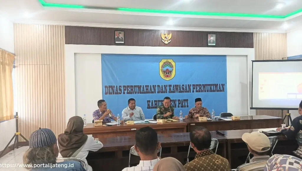 Foto: FGD (Forum Group Diskusi), Sinergi Disperkim dan Komisi C DPRD Pati.(Portalljateng/Adm)