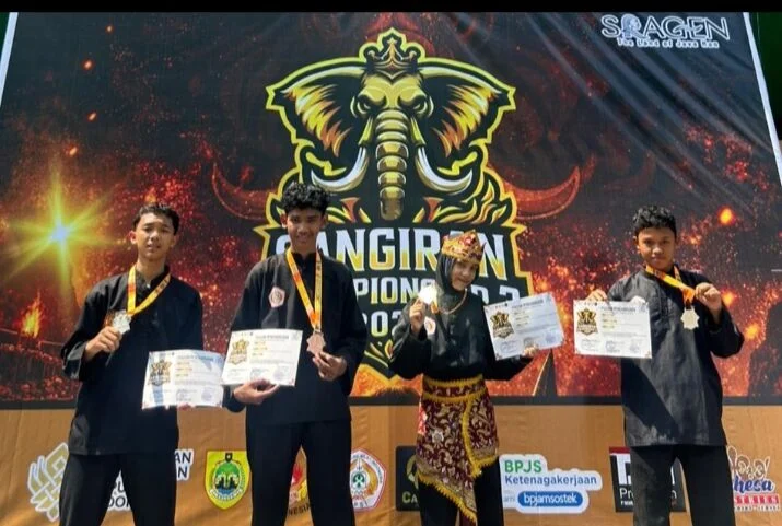 MTsN 2 Pati Borong 4 Medali di Sangiran Championship