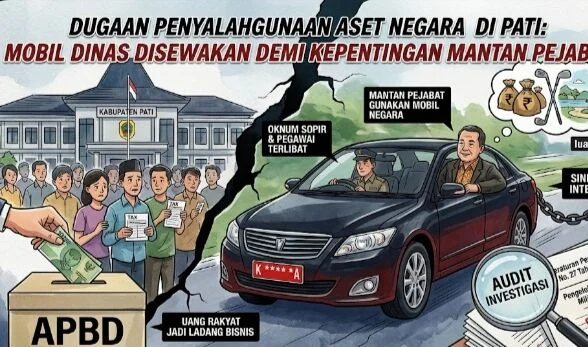 Dugaan Praktik Lancung Penyewaan Mobil Plat Merah di Pemkab Pati