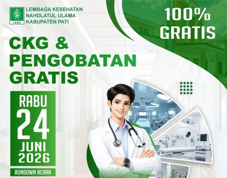 Geliat LKNU Pati: Gelar Pengobatan Gratis & Siapkan Klinik Baru