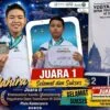 Julivian Rafif Wicaksono dan Mahira Mahardika, Siswa MTsN Blora peraih medali di International Karate Championship Yogyakarta Open Tournament VI 2026