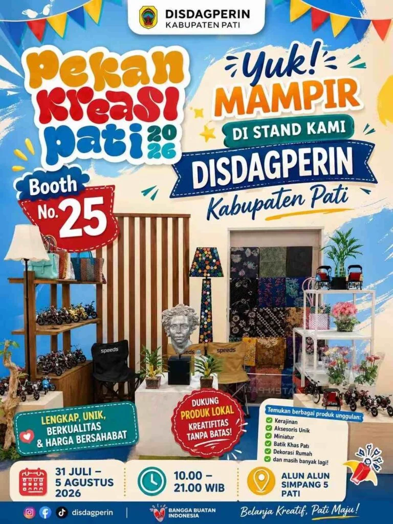 Dukung Produk Lokal, Disdagperin Pati Unjuk Gigi di Pekan Kreasi Pati 2026