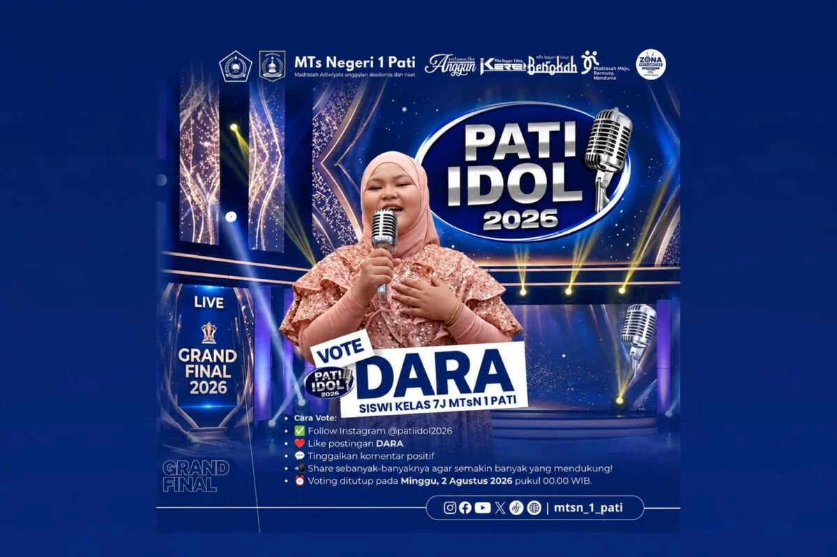 Lolos ke Grand Final Pati Idol 2026, Dukung Voting Dara Siswi MTsN 1 Pati