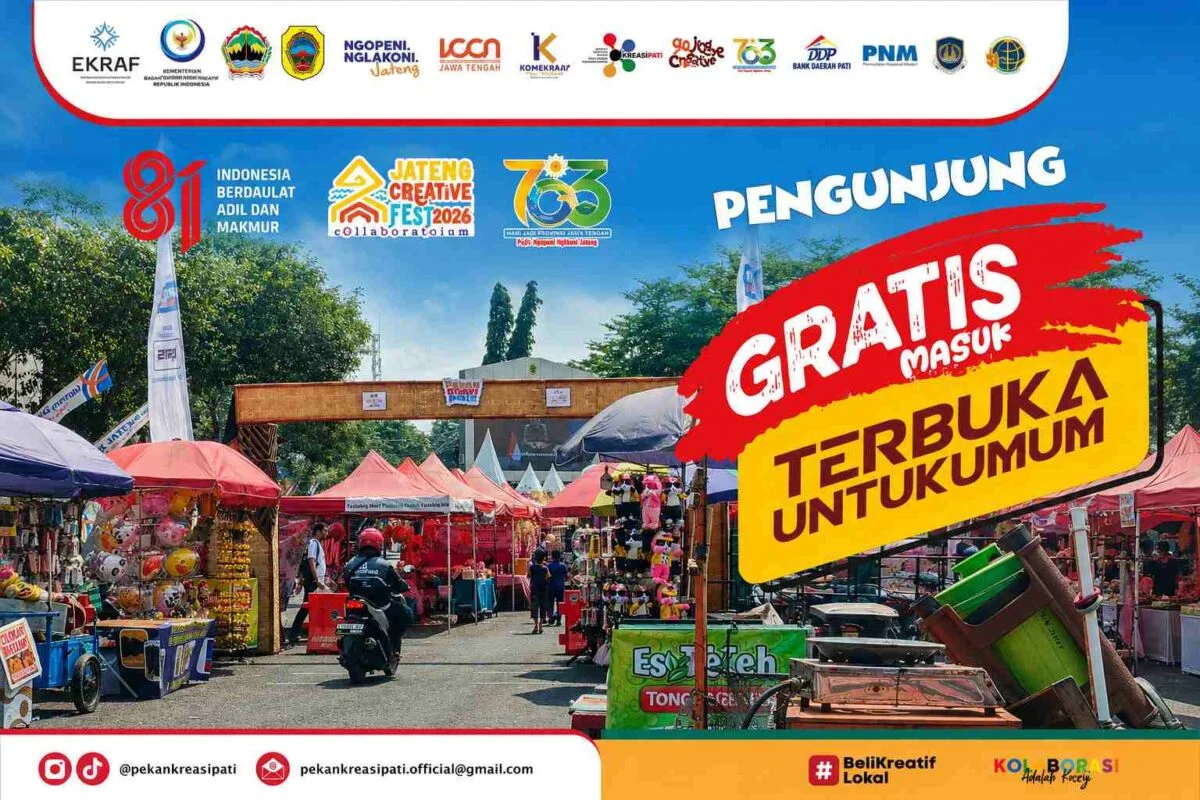 Pekan Raya Kreasi Pati 2026: Masuk Gratis, Cukup Bayar Parkir