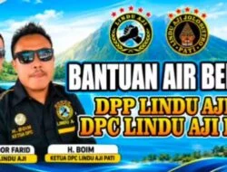 Lindu Aji Salurkan Bantuan Air Bersih untuk Wilayah Pati