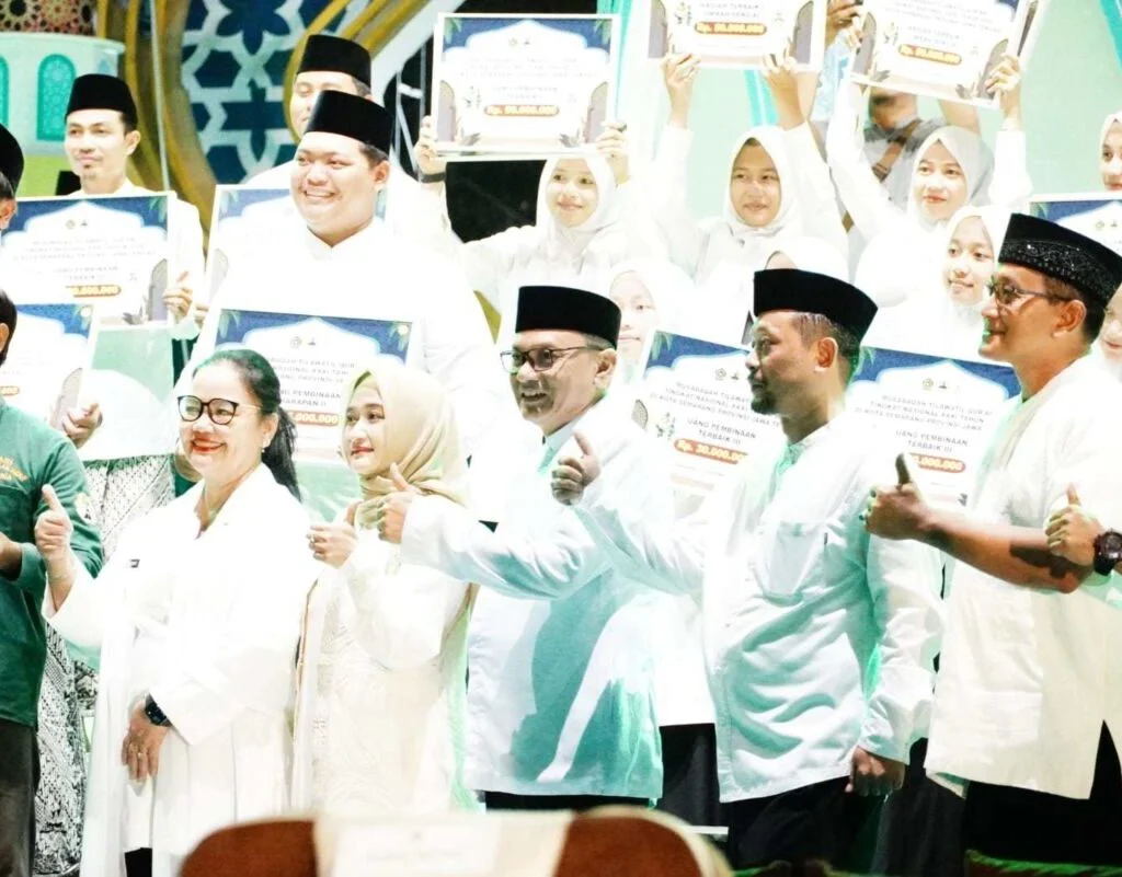 Plt Bupati Pati, Risma Ardhi Chandra, acara tasyakuran MTQ Nasional XXXI di Lapangan Pancasila Simpang Lima, Semarang