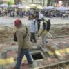 PPK kementrian PUPR, kontraktor dan konsultan sidak trotoar Jalan Jenderal Sudirman Pati