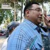 Ketua Komisi C DPRD Pati, Joni Kurnianto sidak proyek trotoar