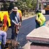 Pengaspalan AC-BC ruas Bumirejo - Jambean Kidul Pati